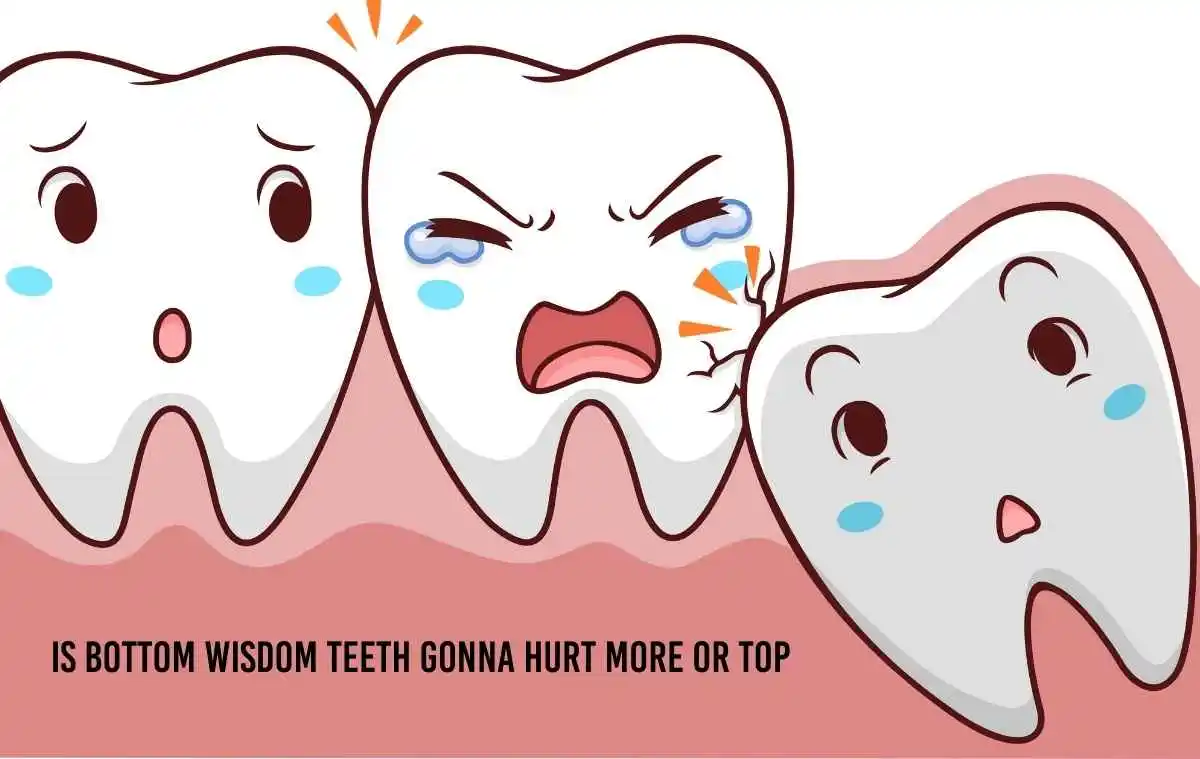 Is bottom wisdom teeth gonna hurt more or top​